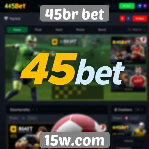 Avaliação da interface do site 45br bet